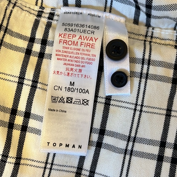 NWT TOPMAN short sleeve shirt - Picture 6 of 7
